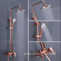 Reliably Sealing Perfect Quality Shower Set Rose Gold